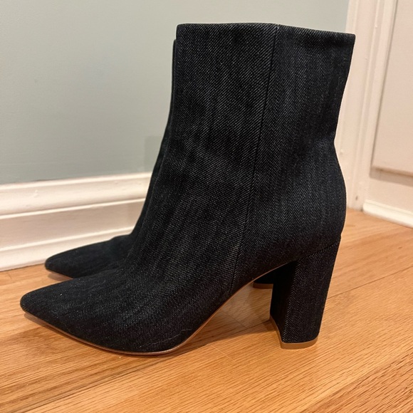 Gianvito Rossi Dark Blue Denim Boots - Picture 6 of 6